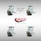 Service Caster 4 Inch SS Thermoplastic Caster Set with Roller Bearing 4 Brake 2 Swivel Lock SCC SCC-SS30S420-TPRRF-TLB-BSL-2-TLB-2 - alternate 2